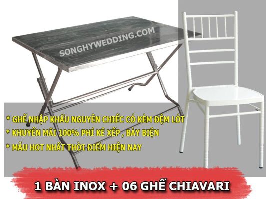 Bàn ghế Chiavari